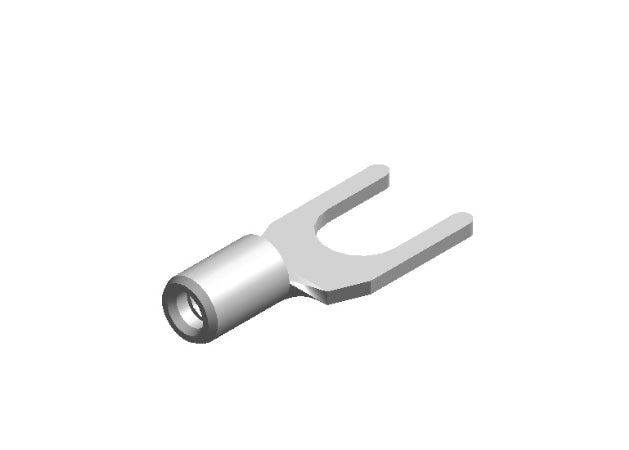 Non-Ins Fork Term 2.5-6mm M5 (Pkt100)
