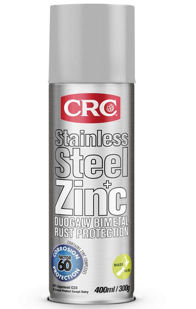 Stainless Steel + Zinc 400ml Aerosol