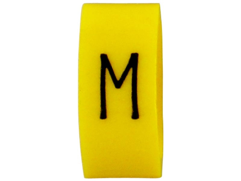 K65 Cable Marker M Black/Yellow (Reel500)