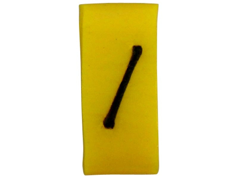 K65 Cable Marker / Black/Yellow (Reel500)
