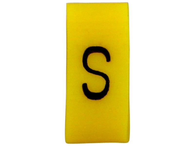 K65 Cable Marker S Black/Yellow (Reel500)