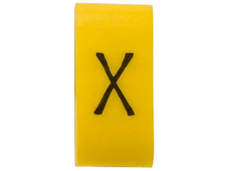 K65 Cable Marker x Black/Yellow (Pkt 100)