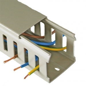 Betaduct Trunking Closed Slot 100W x 75mmH Grey