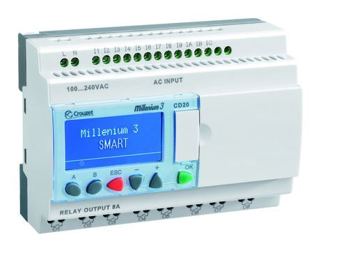 Millenium III PLC 12in 8 Relay Out 24VDC