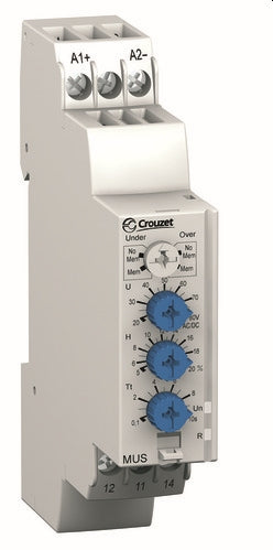 Volt Control Relay Under/Over Window 20-80V AC/DC Self Power