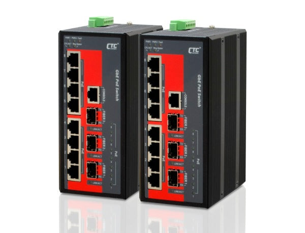 Union Ethernet Sw PoE Manage 11P 8x UTP 3x SFP -10-60Deg