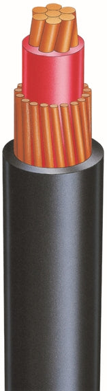 Cable 2.5mm 1c Sgl Cu PVC Neutral Scr Blk 1.8mm(500m Drum)