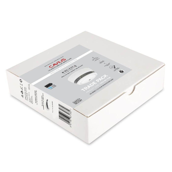 Trade Pack 4x Wireless Smoke Alarms 4x base