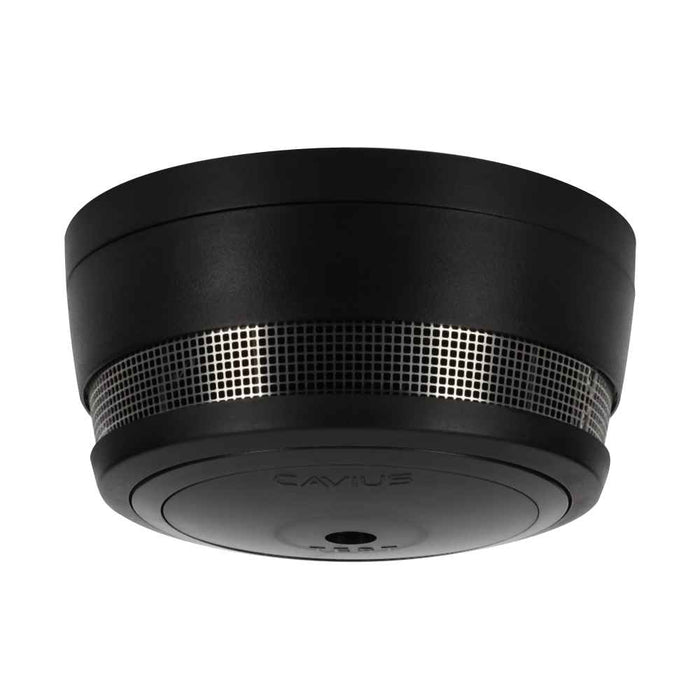 Wireless Family Smoke Alarm 10 Year Photoelectric Black