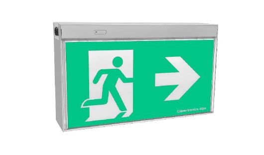 LP Jumbo Exit 40m Ceiling/Wall Mnt Sgl/Dbl Sided Test IP66