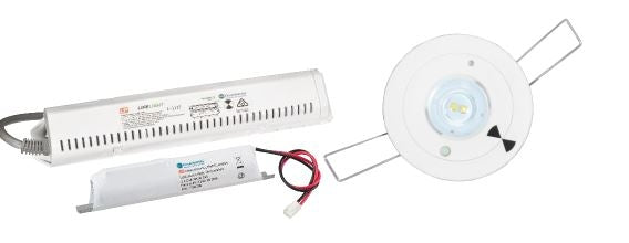 LP Lifelight Pro LED Recessed Round IP44 White Test