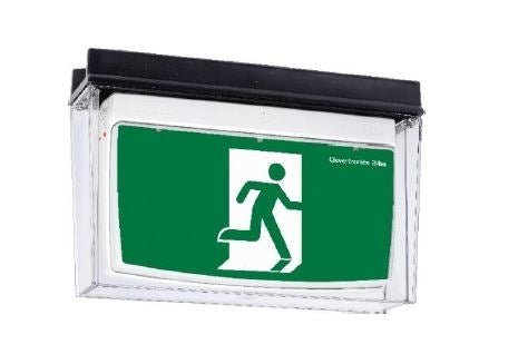 LP Premium LED Exit Sgl/Dbl Sided 24m Maint Run Man IP66