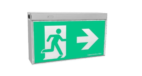 L10 Jumbo Exit 40m Ceiling/Wall Mnt Sgl/Dbl Sided IP65 Test