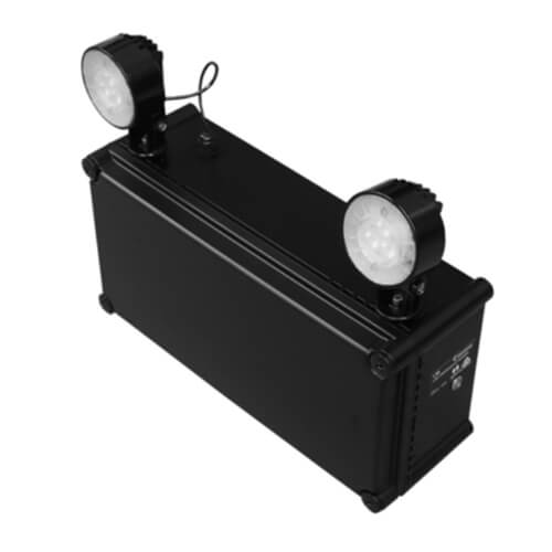 LP Weatherproof Supalite LED Emergency Floodlight NM Black