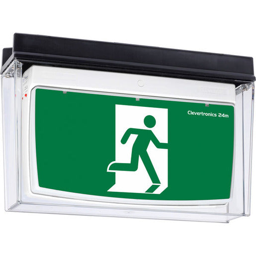 L10 Optimum LED Exit Sgl/Dbl Sided 24m Maint Run Man IP66