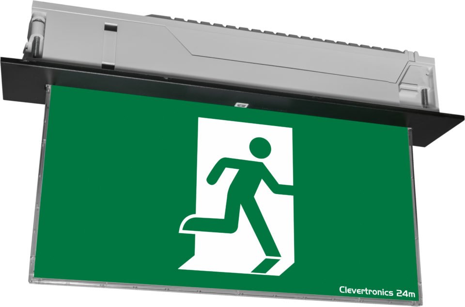 Ultrablade Pro LED Recessed Blade Exit Sgl/Dbl Sided Black