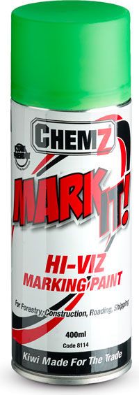 Hi Viz Marker Paint Fluoro Green 400ml