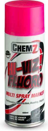 Hi Viz Marker Paint Fluoro Pink 400ml