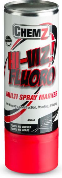 Hi Viz Marker Paint Red 400ml Upside Down