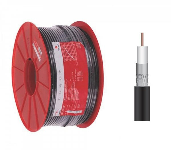 Triax Koka Cable 110 A+ Coax RG6 Tri-Shield PE Bl 100m Metre