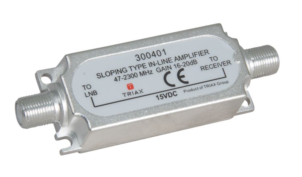 Triax Line Slooping Amplifier 47-2300MHz Gain 16-20db