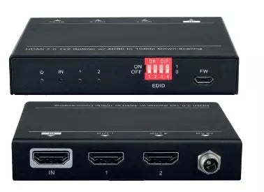 HDMI Splitter 1in 2out HDCP2.2 4K at 60hz