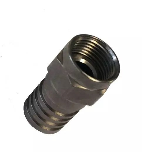 Connector F-Type Hex Crimp RG6 and TX100 Cable