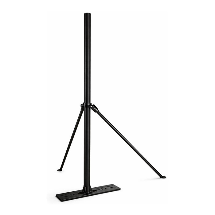 Aerial Mount 1m Pole Galv Powdercoated Black