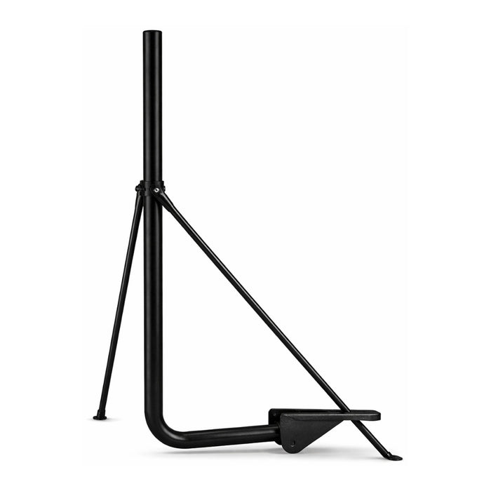 Starlink Internet Dish Mount Kit Under Eave Galv Pwdr Black