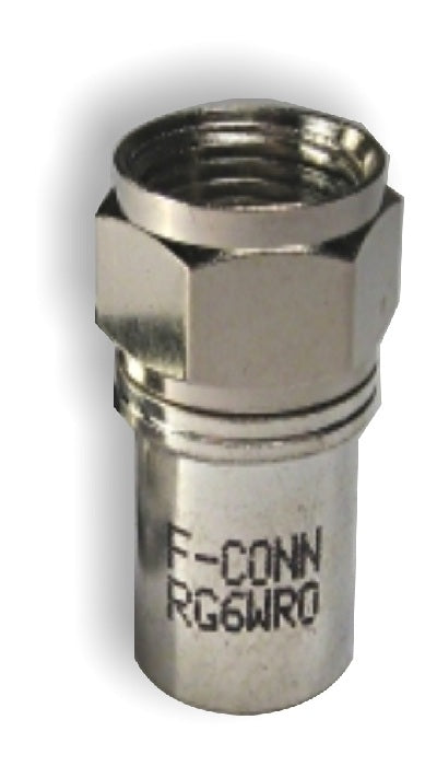 Connector RG6 Radial Crimp to F-Male (Sky Approved)