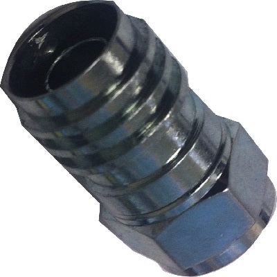 Connector RG6 Hex Crimp to F-Male