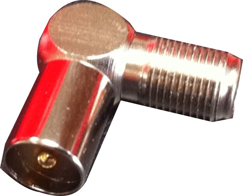 Adaptor F-Female to Pal Male Right Angled