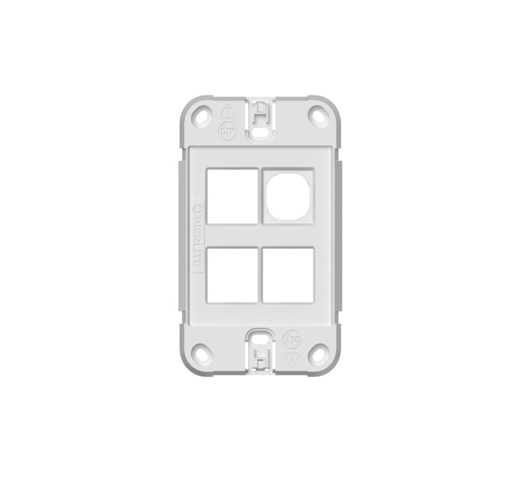 Grid Plate Only 4Gang Iconic Sw (1x MEDM Dimmer 3x Switch)