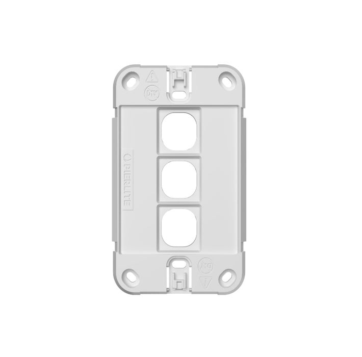 Grid Plate Only 3Gang Iconic Sw (3x MMDM Dimmer)