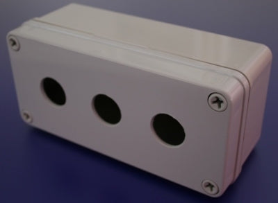 P/Button Enclosure 140 x 80 x 65mm 3Hole IP67