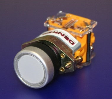 22mm P/Button White NO/NC