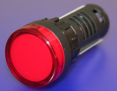 22mm Pilot Light Red Flashing 24V AC/DC