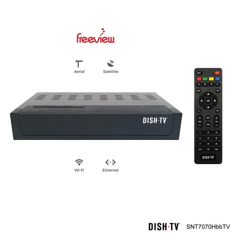 Freeview Satellite & Aerial Receiver HbbTV 2.0 WiFi Ethernet