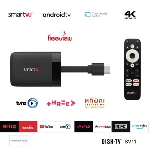 SmartVu Android TV Freeview Dongle