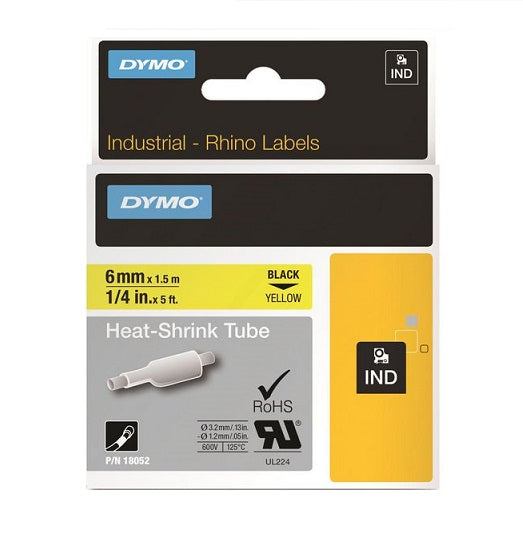 Industrial Heatshrink 6mm x 1.5m Yellow