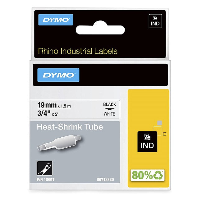 Industrial Heatshrink 19mm x 1.5m White