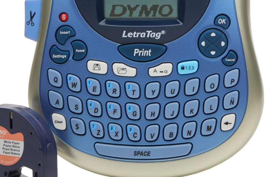 LetraTag Labeller 100T Tabletop Label Maker Blue