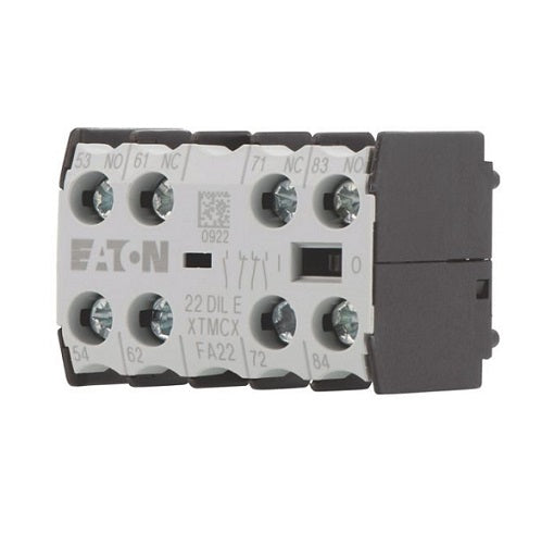 XTCE Aux Cont Front Mnt 2N/O 2N/C 22DILE