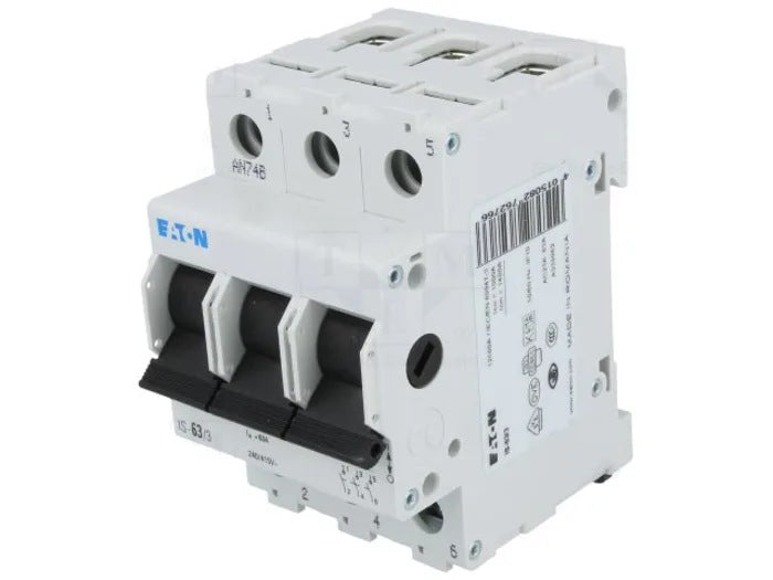 Mains Isolator Switch 3P 63A Din