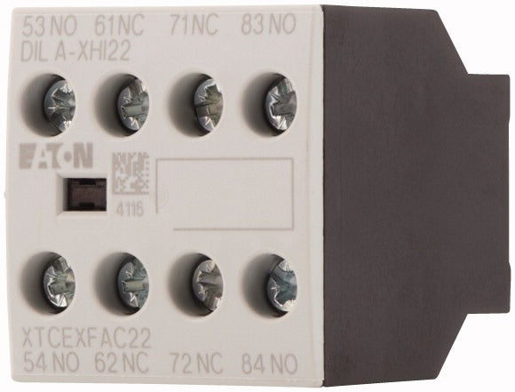 XTCE Aux Cont Top Mnt 2N/O 2N/C DILA-XHI22