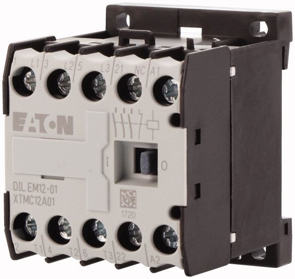 DILEM-12-01 Contactor 5.5KW 12A AC3 3P 1N/C 24VAC
