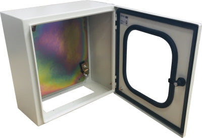 CVS Metal Enclosure 500 x 500 x 250mm IP55 Sgl & Clr Door