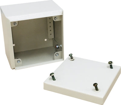 CVS Metal Terminal Box 150 x 150 x 120mm IP66 Screwed Lid