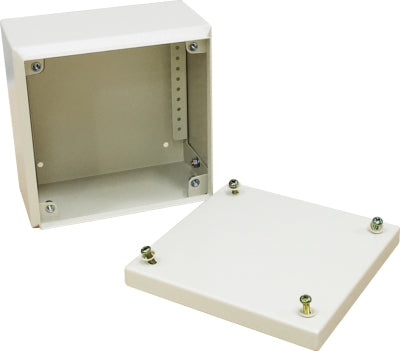 CVS Metal Terminal Box 200 x 200 x 120mm IP66 Screwed Lid