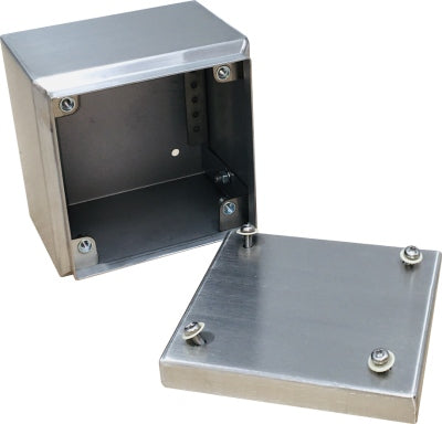 CVS S/Steel Terminal Box 150 x 150 x 120mm IP66 Screw Lid